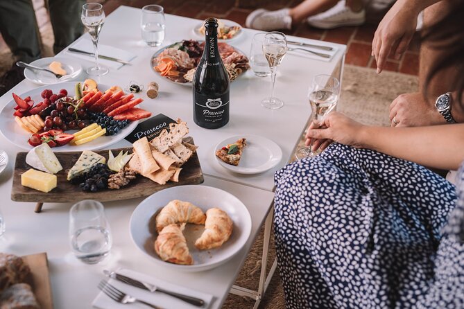Brown Brothers Private Prosecco Brunch - The brunch spread: pastries, Milawa cheeses, terrines, seasonal fruit