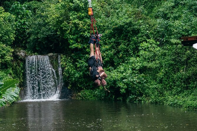 Bungy Jump Experience at Skypark Cairns by AJ Hackett - Skypark Cairns jump: the big height over reef country