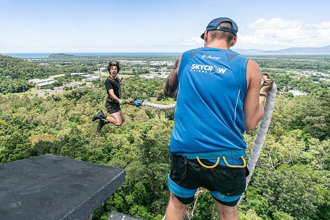 Bungy Jump Experience at Skypark Cairns by AJ Hackett - Height, safety rules, and weight limits you must check first
