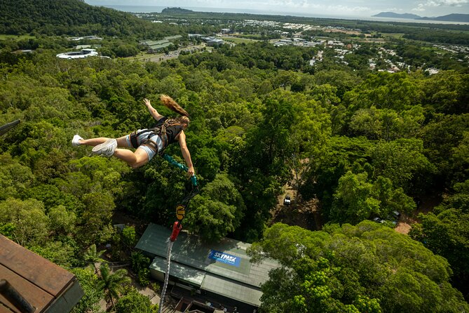 Bungy Jump Experience at Skypark Cairns by AJ Hackett - The views: Great Barrier Reef and ancient rainforest moments