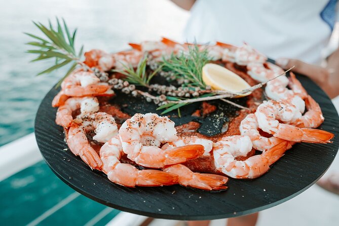 Bushtucker Cultural Cruise in Mooloolaba - The seven-course lunch: indigenous ingredients and wild-caught seafood