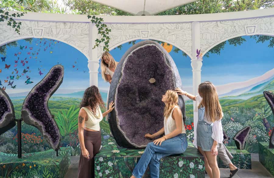 Byron Bay: Crystal Castle & Shambhala Gardens Entry Ticket - The Dragon Egg amethyst cave and the Crystal Labyrinth walk