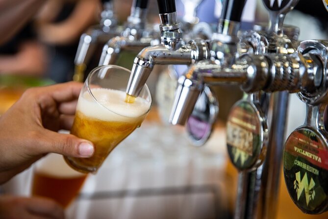 Cairns Brewery Tours - Stop 1: Coral Sea Brewing Co. pizza and a core beer (1 hour)