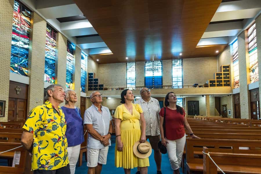 Cairns: Cairns City Sights & Surrounds Half Day Tour - St Monica’s Cathedral: The stained glass you won’t forget
