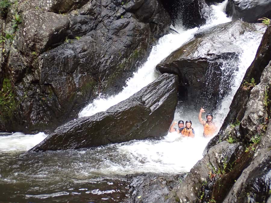 Cairns Full-Day Canyoning Adventure tour - The swim reality: staying calm when the water says hello