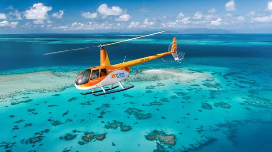 Cairns: Inner Reef Explorer 30 minute scenic flight - Reef approach via mountains and sea: Mt Yarrabah and the North Queensland mix