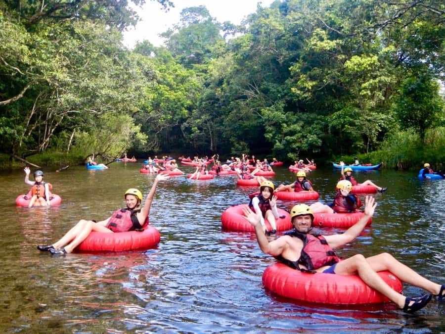 Cairns or Northern Beaches: Rainforest River Tubing - Meet the guides: safety briefing, helmets, and group control