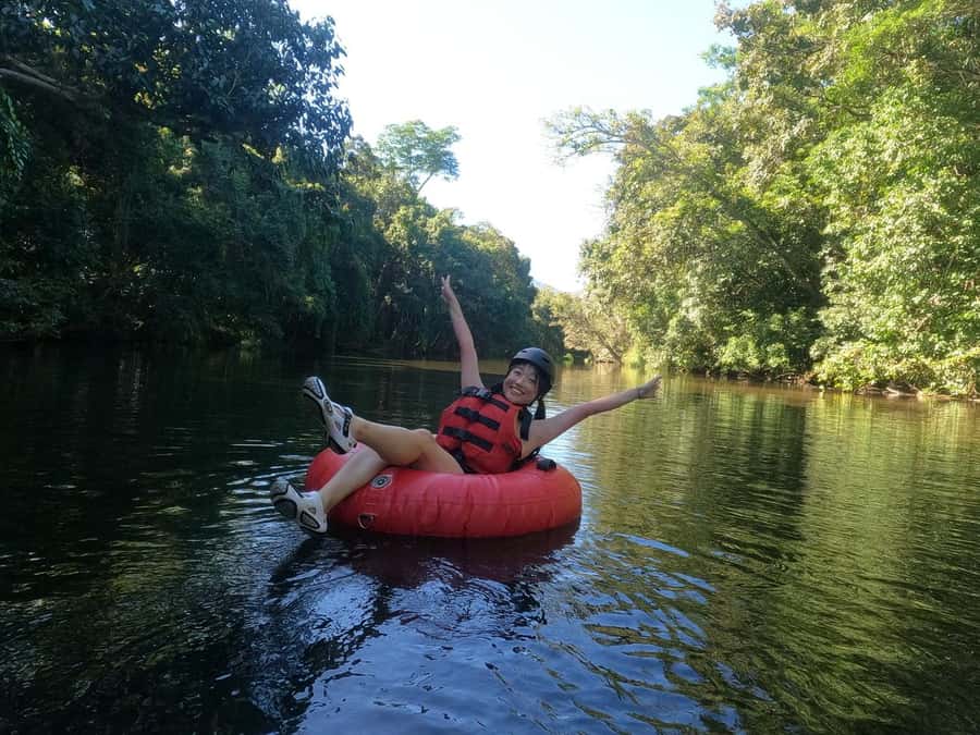 Cairns or Northern Beaches: Rainforest River Tubing - The river run on crystal-clear water: calm stretches, mild rapids, and paddling reality