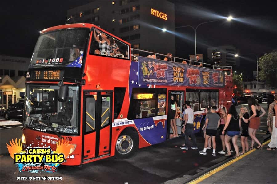 Cairns: Ultimate Party Bus with drinks included - Price and what you actually get for $46