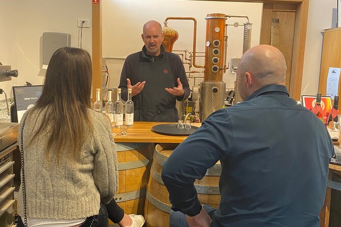 Cambridge Hobart Wine & Spirits Tour- Optional Lunch of Choice - Stop 3: Blackmans Bay Distillery in Cambridge (rum and gin, admission free)