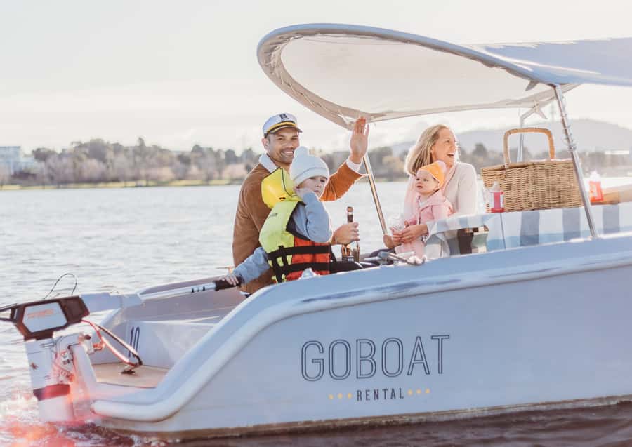 Canberra: Electric Picnic Boat Rental - Why a self-driven electric picnic boat on Lake Burley Griffin feels different