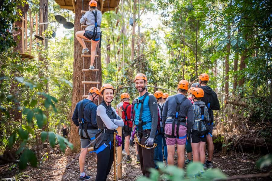 Coffs Harbour: Treetops Adventure Tree Ropes Course - Where the adventure starts at Treetops Adventure reception