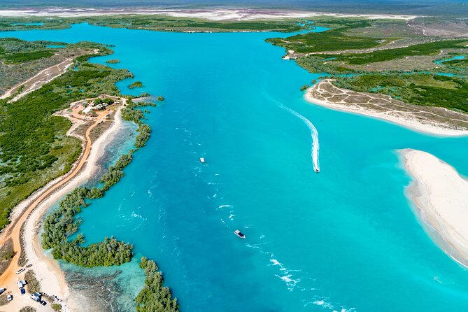 Colours of Broome: Stunning 30-Minute Scenic Helicopter Flight - Town Beach, Broome Jetty, and Roebuck Bay: why the colours shift