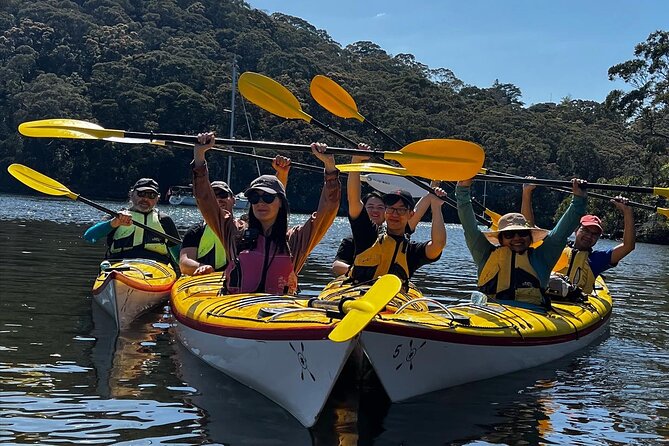 Cowan Creek Lunch paddle with Aboriginal rock art - The paddle route: Parsley Bay to Aboriginal rock art