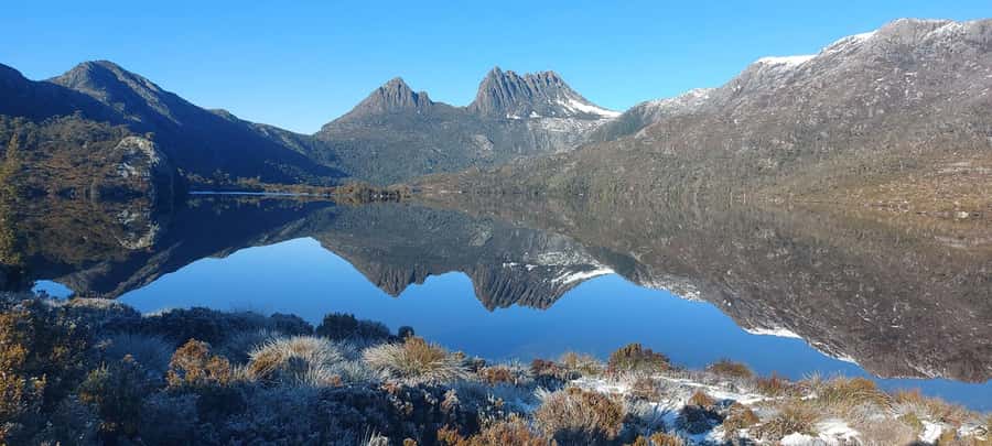 Cradle Mountain National Park by Coach from Launceston - Dove Lake loop: the view that sells Cradle Mountain