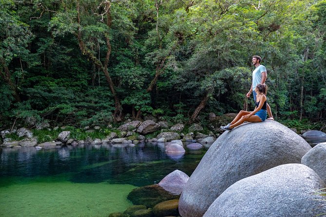 Daintree Rainforest and Mossman Gorge: Full Day Tour - Mossman Gorge Cultural Centre: shuttle rides, big rocks, and clear water