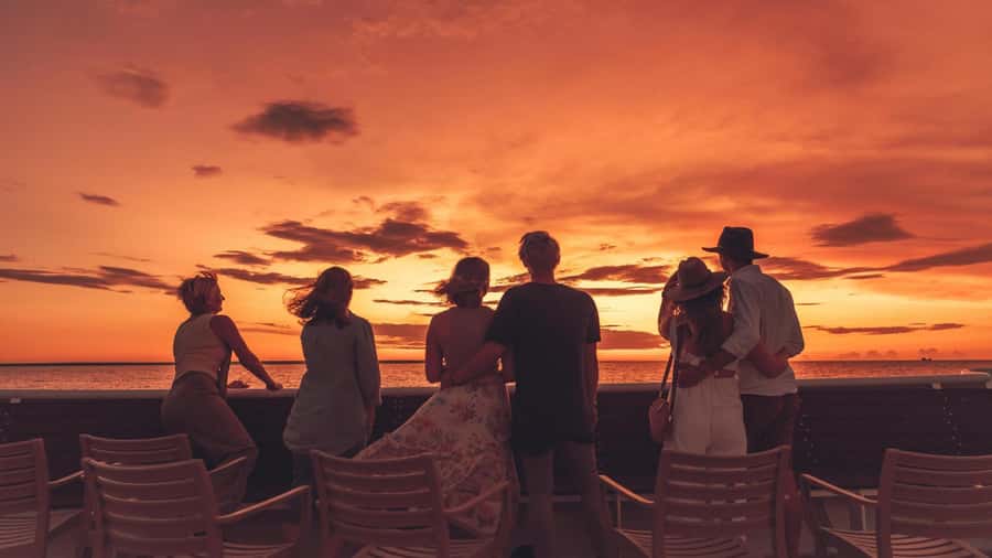 Darwin: Darwin Harbor Sunset Cruise with Buffet Dinner - A $105 harbor sunset cruise that feels like dinner with views