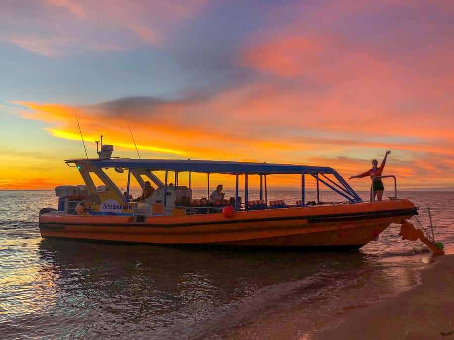 Darwin: Sunset Harbour Cruise with Fish and Chips Dinner - Where You Meet at Stokes Hill Wharf (Dock 2, Behind RFDS)