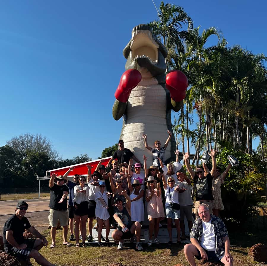 Darwin: The Croc Bus to the Famous Jumping Crocodile Cruise - Adelaide River Cruises: The Jumping Crocodile Hour on a 30-Seater Boat