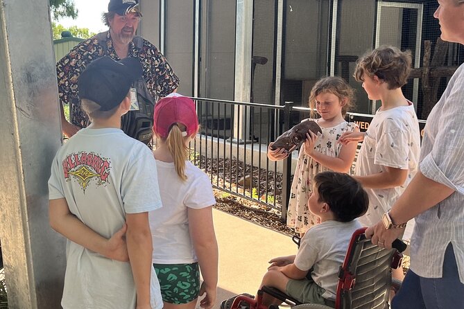 DINOSAUR and FOSSIL ZOO TOUR Rockhampton - Holding real dinosaur fossils: the hands-on part that sticks