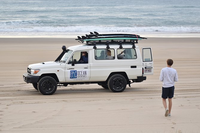 Epic Surf Safari Beach 4WD Day Tour -Noosa to Double Island Point - Stop-by-Stop: Lighthouse, Teewah Beach, and North Shore Scenery