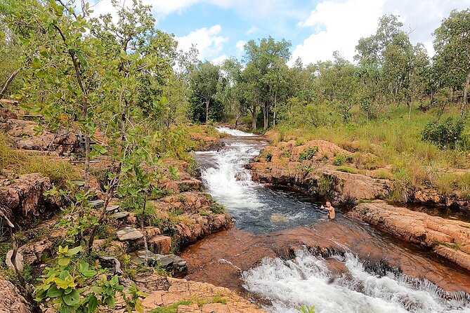 ETHICAL ADVENTURES - 1 Day premium Litchfield tour, small group - Berry Springs Nature Park: that early-morning geothermal waterfall moment