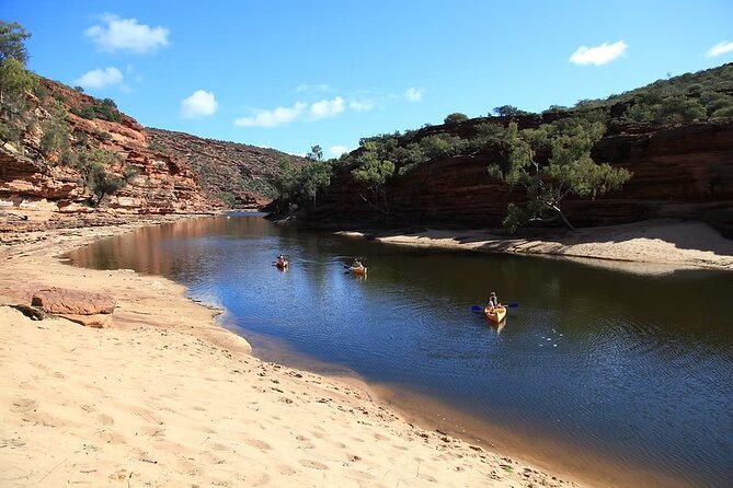 Explore the Hidden Gorges: Kalbarri 4WD, Hike, Canoe Experience - The hidden beach swim: cool off before you start climbing