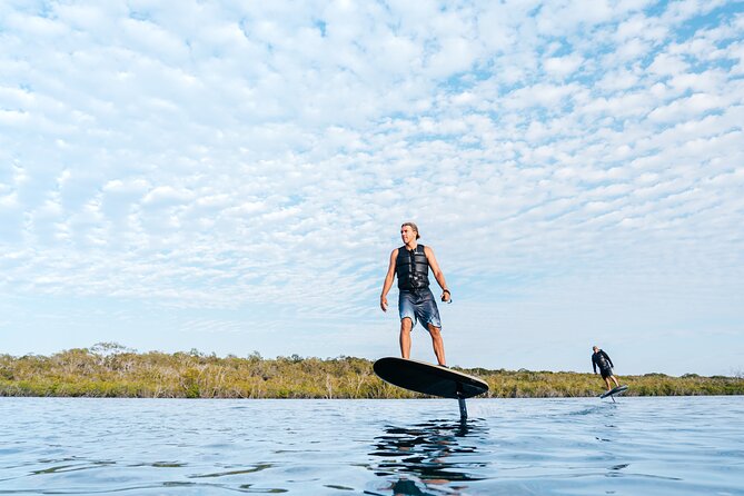 Fliteboard eFoil Group Experience in Noosa - Riding near Great Sandy National Park: why this practice zone helps