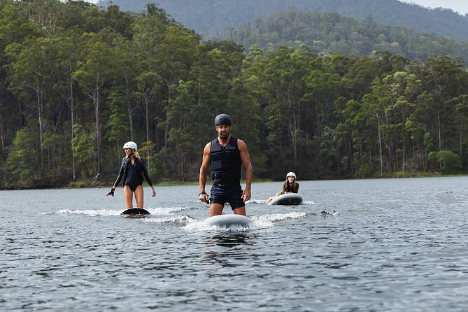 Fliteboard eFoil Group Experience in Noosa - The Fliteboard setup and the safety gear you’ll actually rely on