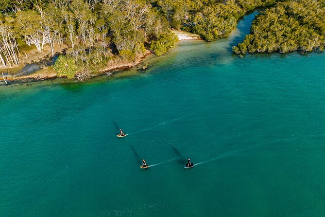 Fliteboard eFoil Lesson and Experience in Noosa - Noosa River stop: learning on calmer water
