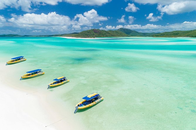 Fly Raft Package: Whitehaven Beach, Snorkel and Scenic Flight - Hill Inlet lookout and Whitehaven Beach time: white sands and viewpoint stairs
