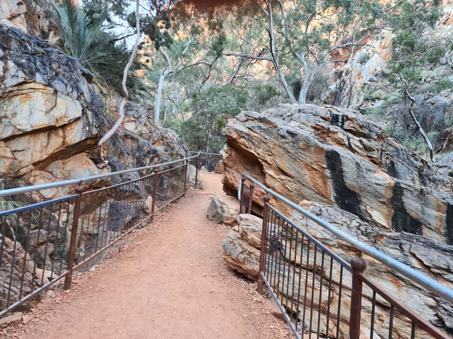 From Alice Spring: West MacDonnell Ranges Half-Day Tour - Honeymoon Gap (Temple Bar Gap) and Simpsons Gap: where the cliffs do the talking