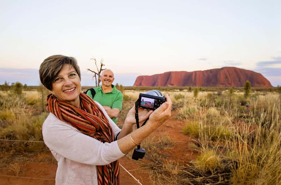 From Alice Springs/Yulara: 2 Day Uluru Kata Tjuta Rock Tour - Two big moments at Uluru: sunset, then the Red Centre day rhythm