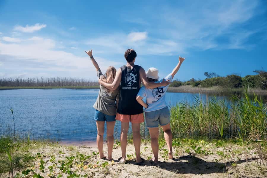 From Brisbane: Bribie Island Day Trip and 4x4 tour - Tea-tree lagoons: swim, paddle, and let the day slow down