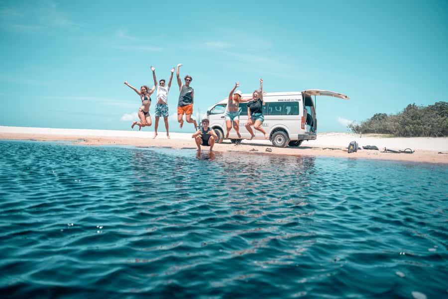 From Brisbane: Bribie Island Day Trip and 4x4 tour - Bongaree township free time: use it well
