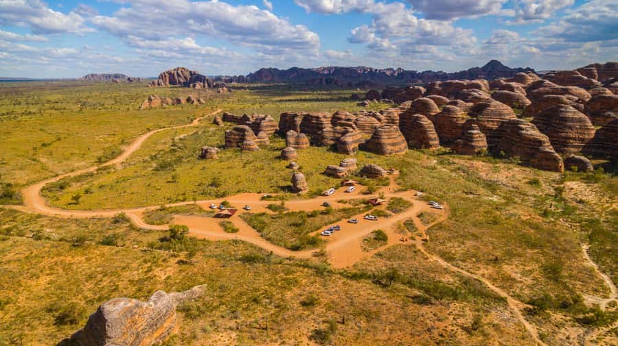 From Broome: Bungle Bungle Explorer Scenic Flight - Bellburn airstrip to Southern Dome: 4WD transfer and photo opportunities