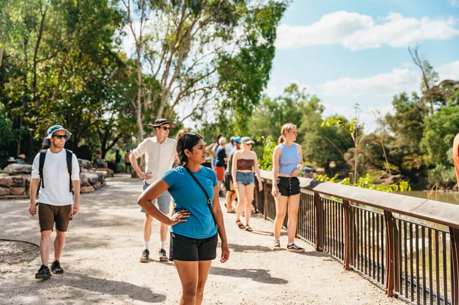 From Darwin: Kakadu Wilderness Escape & Rock Art Day Tour - Cahills Crossing: crocodiles, tidal country, and seasonal limits
