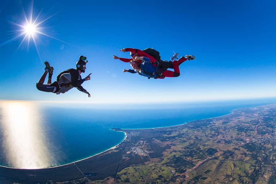 From Gold Coast: Tandem Skydive Experience over Byron Bay - Getting There: Surfers Paradise Pickup and Beach-Side Drop Zone