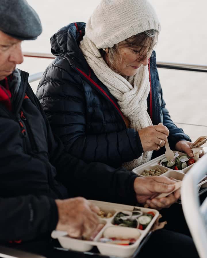 From Goolwa: Full Day Coorong Experience - Lunch on board as you cruise past barrages again