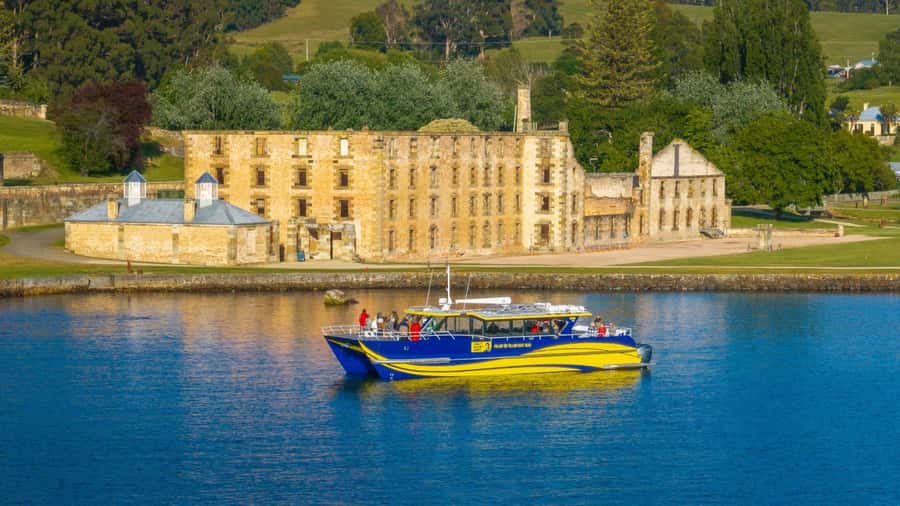 From Hobart: Port Arthur Cape Raoul Wilderness Cruise - Safety Cove and Crescent Bay: the beach-and-dune contrast