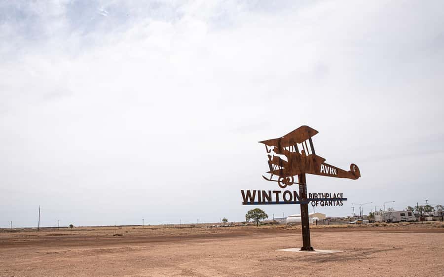 From Longreach: Outback Winton Full Day Tour - Longreach to Winton: that wide-open drive sets the tone