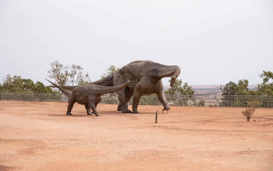 From Longreach: Outback Winton Full Day Tour - The Australian Age of Dinosaurs: Dinosaur Canyon is the anchor