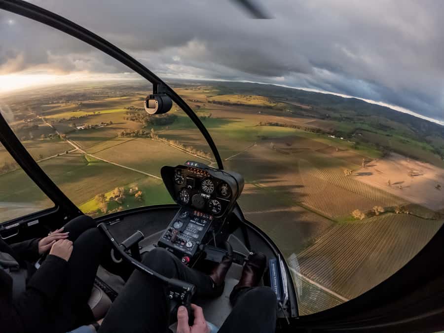 From Lyndoch: Barossa Valley 15-Minute Helicopter Flight - The Route Over Hoffnungsthal Valley and Rowland Flat