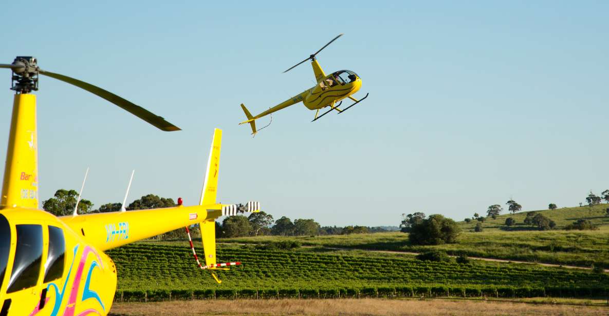 From Lyndoch: Barossa Valley 15-Minute Helicopter Flight - Price and Value: $265 for Up to 3 People
