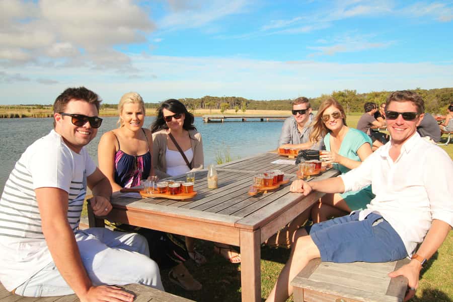 From Margaret River: Margaret River Wine Adventure - Micro-Brewery Finale: Beer Options and the Part That Costs Extra