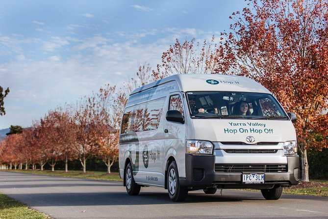 From Melbourne: Hop On Hop Off Yarra Valley - GREEN Route - Stops you can build around: wine, chocolate, cheese, and dairy