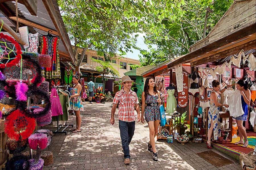 From Port Douglas: Hartley's Crocodile Park, Skyrail & Train - Kuranda Free Time: Two Hours to Shop, Eat, and Pick Your Own Pace