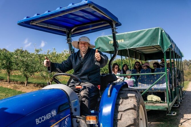 Fruit Picking & Nature Private Tour Yarra Valley & Warburton - Stop One: Rayner’s Orchard Tractor Ride And Fruit Picking