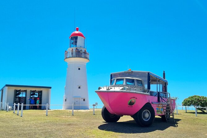 Full-Day 1770 Tour by LARC Amphibious Vehicle Including Sandboarding and Bustard Head Lightstation - Morning start at 535 Captain Cook Dr: getting the day rolling