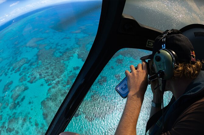 Full Day Reef Cruise and 10 Minute Helicopter Scenic Flight - BBQ lunch onboard: the meal that keeps reef energy high